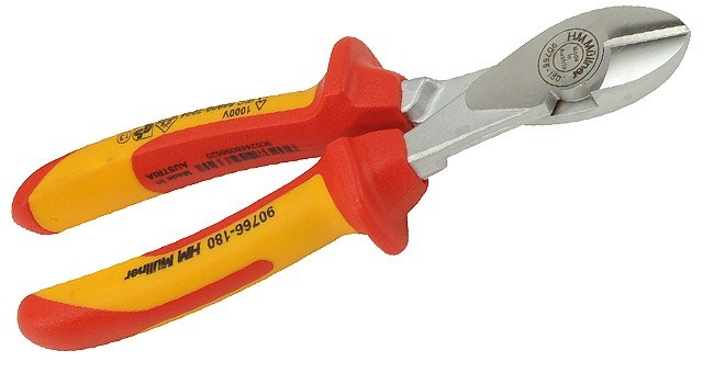 KLIJEŠTA BOČNA PROFI VDE 180 mm izolirana profesionalna kliješta za rezanje žice pod naponom do 1000V.