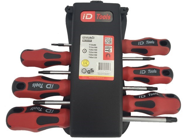 TORX ODVIJAČI / 6-DIJELNI SET IS-6TXTF za precizno i sigurno odvijanje vijaka.