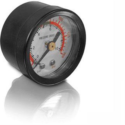 TLAKOMJER ZA KOMPRESOR 1/8″ 20133 - Manometar za kompresor, promjer kućišta (navesti npr. 50 mm), prihvat 1/8 inča.