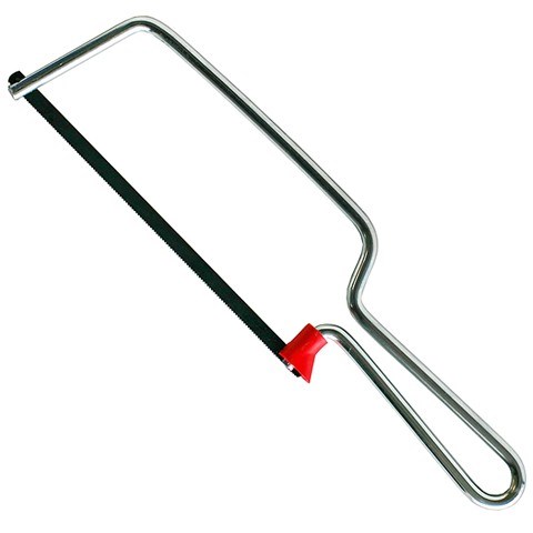 MINI PILA ZA METAL DRVO I PLASTIKU 150 mm 11407 – Kompaktna ručna okvirna pila s ergonomskom drškom za precizno rezanje.