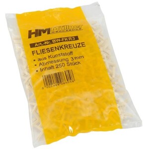 Plastični križići za polaganje keramike debljine 2 mm, pakiranje od 250 komada, za precizno poravnavanje i ujednačene fuge između keramičkih pločica.