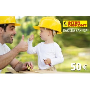 DAROVNA KARTICA 50 EUR kao savršen poklon za svaku prigodu.