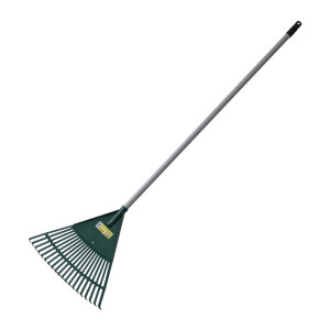 VRTNE GRABLJE ZA LIŠĆE PVC 45CM - GT-LB45 plastične grablje s metalnom drškom