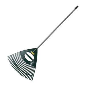 VRTNE GRABLJE ZA LIŠĆE PVC 63CM - GT-LB63 široke plastične grablje s metalnom drškom