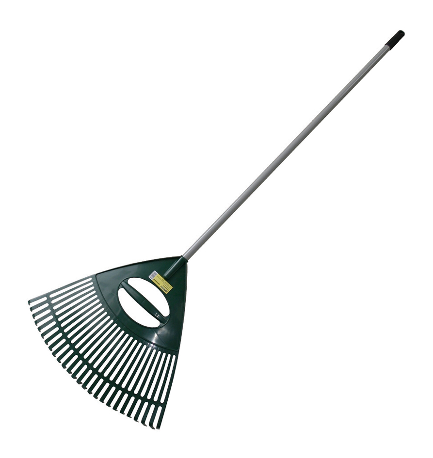 VRTNE GRABLJE ZA LIŠĆE PVC 63CM - GT-LB63 široke plastične grablje s metalnom drškom