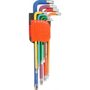 SET TORX KLJUČEVA 9 DIJELOVA PRO S2 PRO KT 9P u praktičnom držaču za popravak automobila i precizne mehanike.