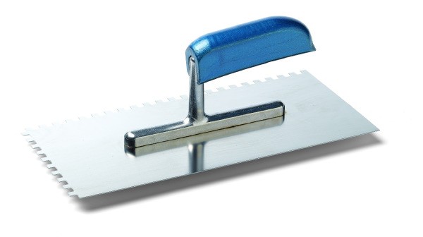 ZUPČASTA GLETERICA NEHRĐAJUĆA 8X8MM 280X130MM 51402 gladilica za ljepilo za pločice s drvenom ručkom