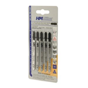 LISTOVI ZA UBODNU PILU BIMETAL SET 5 DIJELOVA SS-1301 – Profesionalni bimetalni listovi za ubodnu pilu namijenjeni rezanju tvrdog drva i metala.