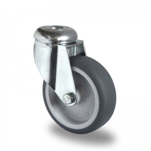 KOTAČ PP/TPR 75MM / SIVI / OKRETNI / L.11 75KG