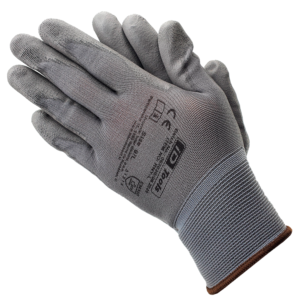 ZAŠTITNE RADNE RUKAVICE NYLON VELIČINA 9/L RNY-L najlon i poliuretan precizni radovi