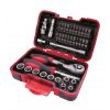 SET NASADNIH KLJUČEVA 1/4″ 38 KOMADA 7038 - Ratchet set nasadnih ključeva 1/4″, 38 dijelova, za fine mehaničarske radove.