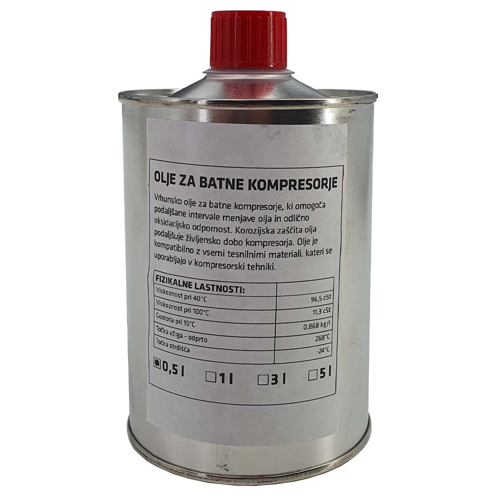 KOMPRESORSKO ULJE ZA PNEUMATSKE ALATE 0,5L 32-00 specijalno mazivo za podmazivanje zračnih alata i zaštitu unutarnjih komponenti od habanja.