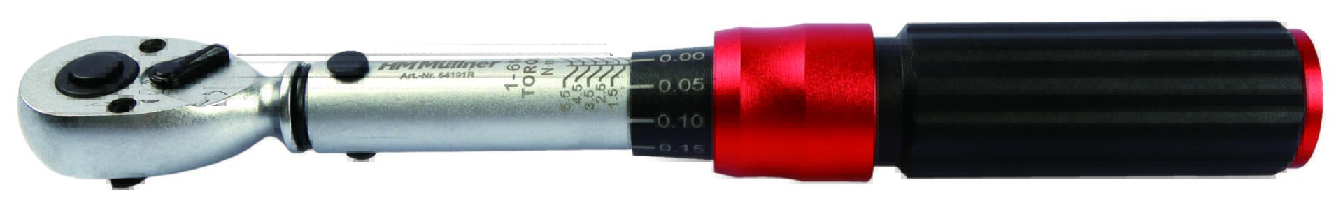 Moment ključ 1–6 Nm 1/4 64191R – precizni moment ključ za fino zatezanje vijaka, idealan za bicikle, elektroniku i preciznu mehaniku.