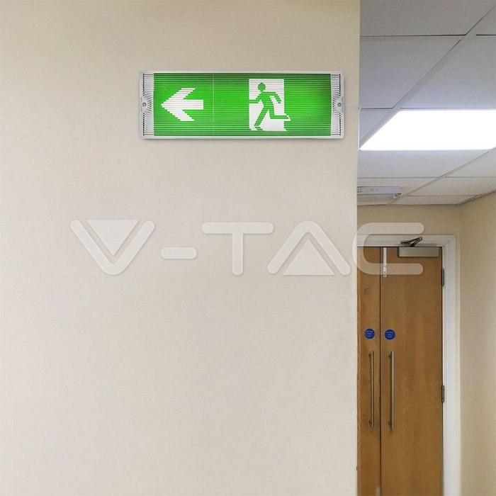LED URGENTNA SVJETILJKA 3W SA TIPKOM ZA SAMOTESTIRANJE 6400K IP65