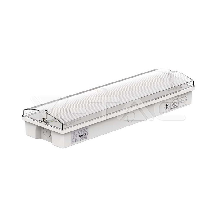LED URGENTNA SVJETILJKA 3W SA TIPKOM ZA SAMOTESTIRANJE 6400K IP65