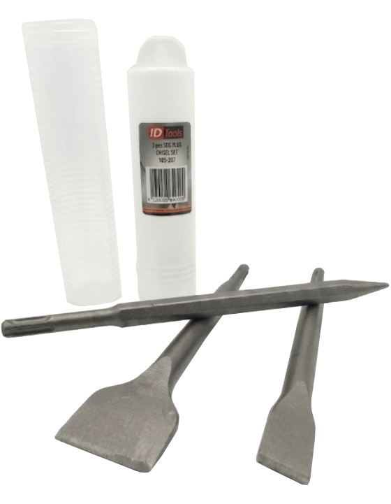 SET DLIJETA 3 KOM SDS PLUS (ŠPICA, PLOSNATO I ŠIROKO DLIJETO) SDSP-3SET