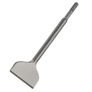 Dlijeto SDS Plus keramika 75x250 mm široke zakrivljene oštrice za brzo skidanje pločica žbuke i obloga. Kaljeni čelik visoke izdržljivosti. Kupi online!