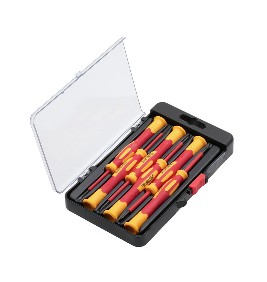 SET IZOLIRANIH VDE ODVIJAČA 6 KOMADA - PS6-VDE za siguran rad pod naponom
