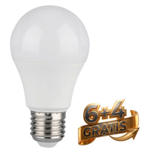 LED ŽARULJA E27 8.5W 4000K 806LM A60 - 10 KOMADA dnevno bijelo svjetlo komplet žarulja