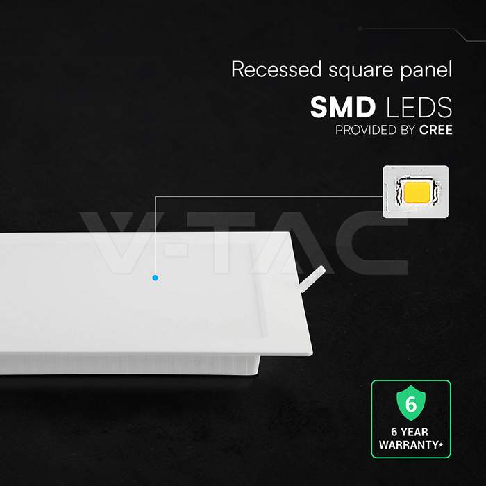 LED UGRADBENA SVJETILJKA KVADRATNA 24W CREE 3U1 2640LM